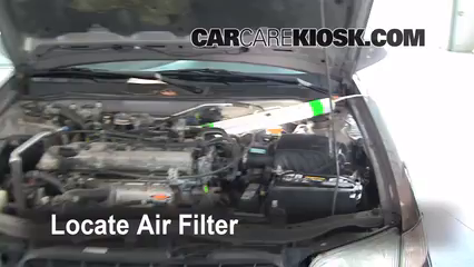 1998 Nissan Altima GXE 2.4L 4 Cyl. Air Filter (Engine) Replace